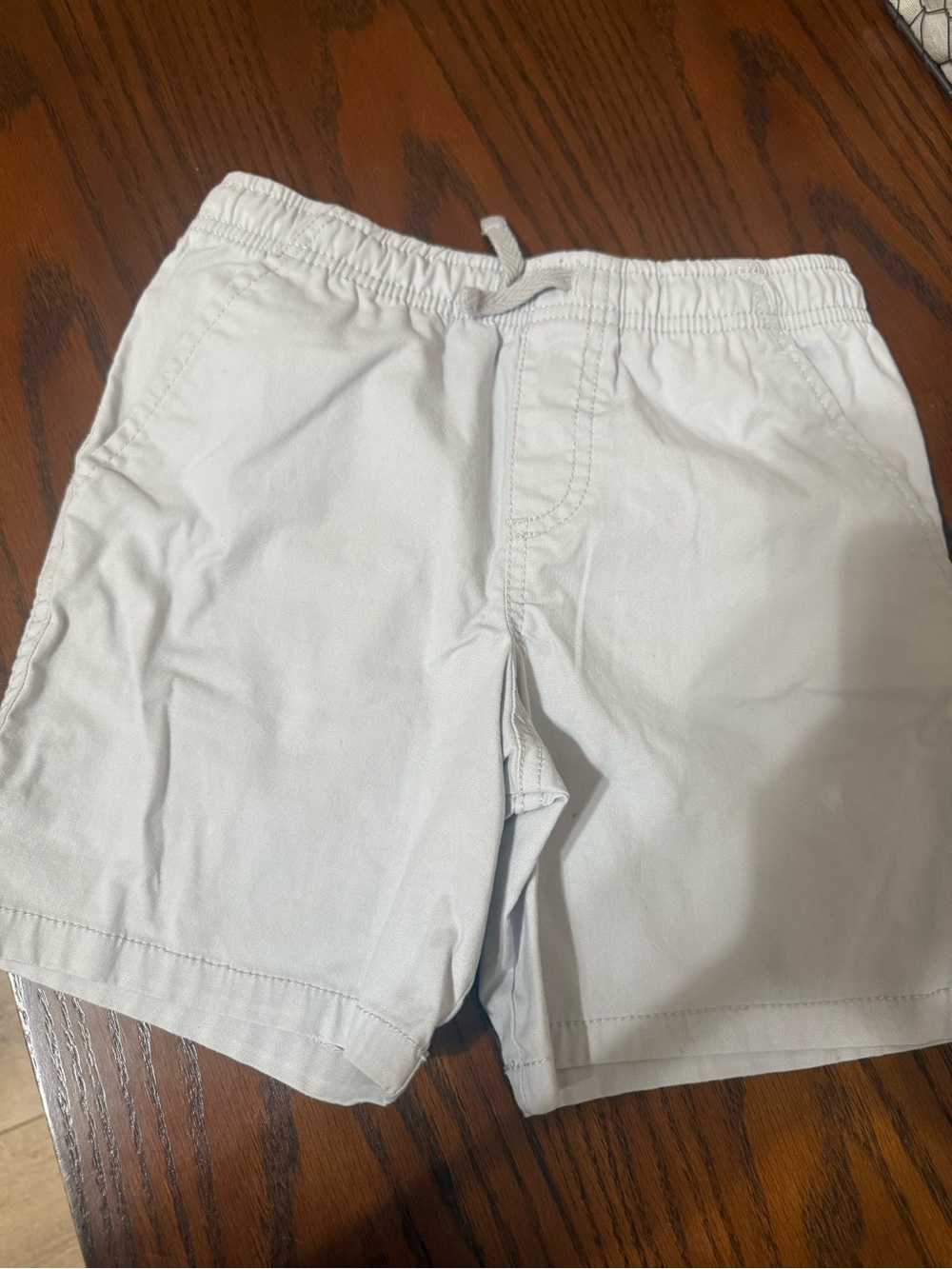wonder nation Light Gray Elastic Waist Shorts